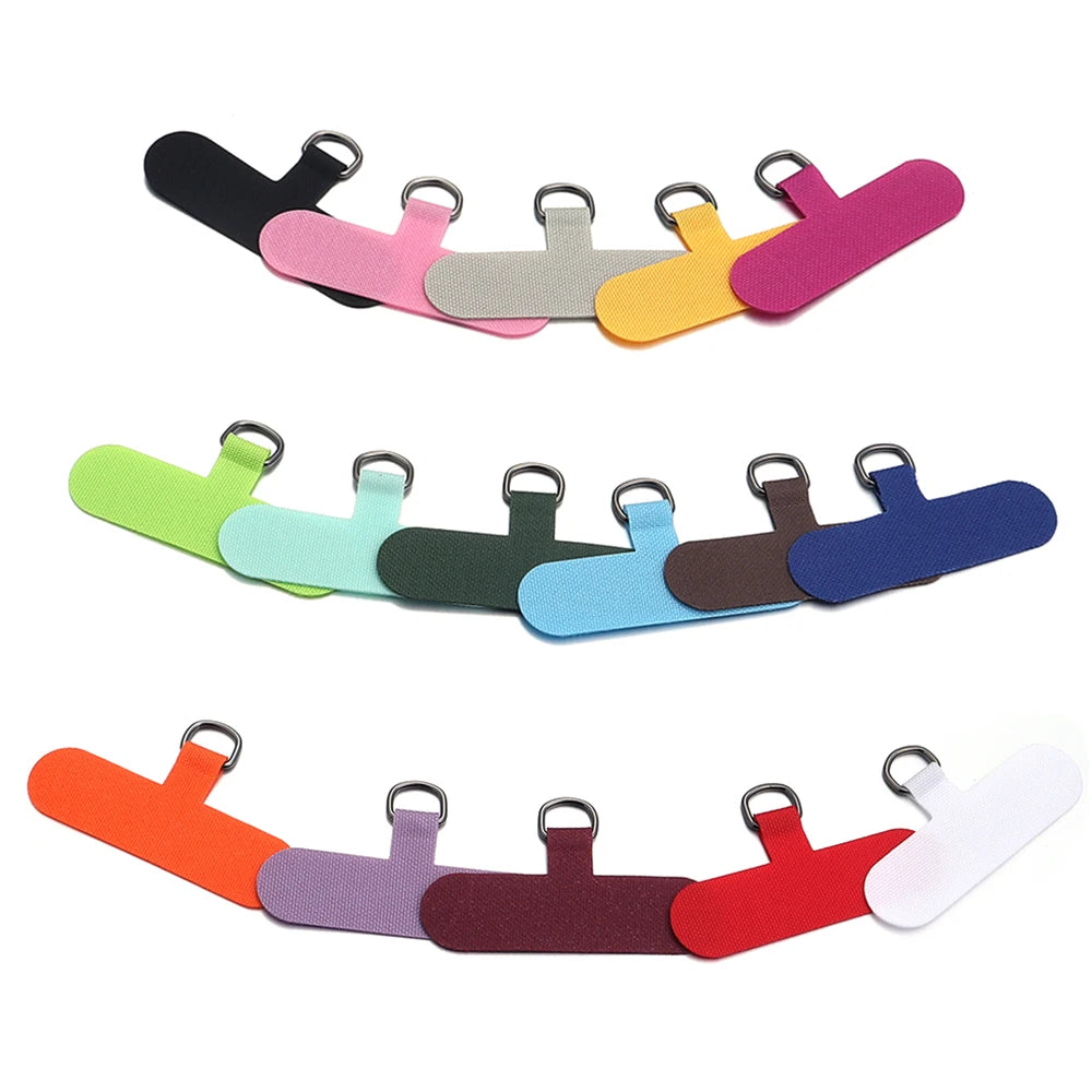 Universal Mobile Phone Lanyard Straps Gasket Anti-lost Nylon Detachable Phone Hanging Cord Patch Replacement Sling Tether Pad