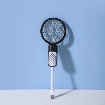 Compact Mini USB Mosquito Swatter UV Light Electric Shock Insect Racket Security Net Portable Fly Bug Zapper Camping