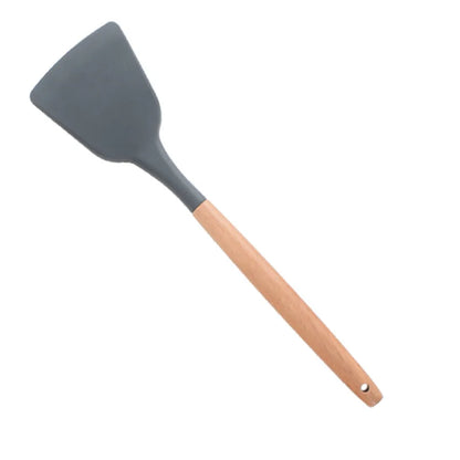 LMETJMA Silicone Cooking Utensils Set - 446°F Heat Resistant Kitchen Utensils Set Turner Tongs Spatula Spoon Brush Whisk JT888