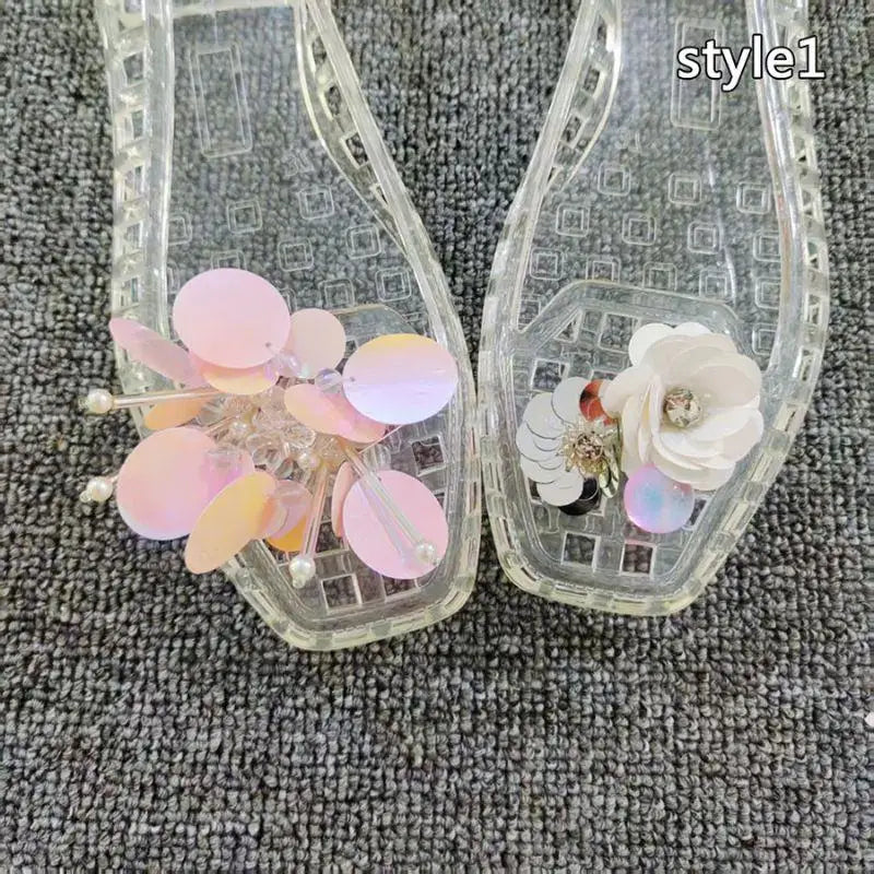 Crystal Flower Shoe Clips Shoes Accessories Tassel Pendant Flower Shoe Buckles Cool Show Sweet Fashion Shiny Shoe Ornaments