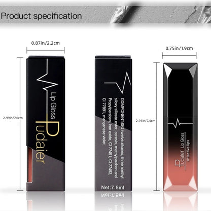 Matte Liquid Lipstick 17 Colors, Long Lasting Lip Gloss, Velvet Lip Cream, High Pigment, Non-Stick Cup, Sexy Finish