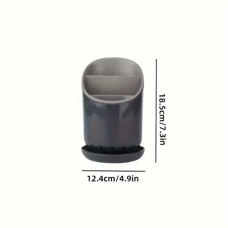 1pc Cutlery Storage Holder Plastic Drainer Drain Containers Drying Rack Tableware Table Knife Spoon Fork Container Kitchen Tool