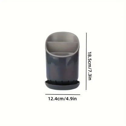 1pc Cutlery Storage Holder Plastic Drainer Drain Containers Drying Rack Tableware Table Knife Spoon Fork Container Kitchen Tool