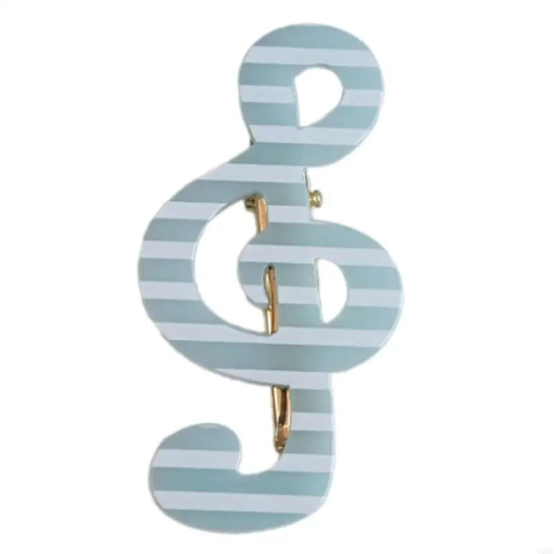 Stylish Striped Star Musical Note Resin Hair Clip Elegant Barrettes Daily Hairpin For Women Girls Fashion Accessories