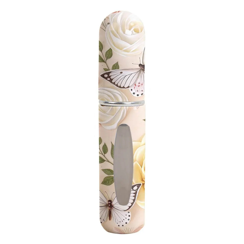 5ml Mini Perfume Bottle Essential Oil Alcohol Spray Atomizer Bottle Spray Rotating Bottle Refillable Empty Cosmetic Containers