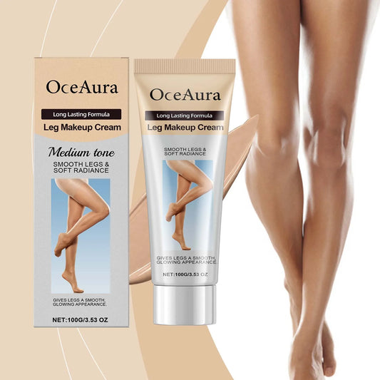 100g Beauty Leg Cream Makeup Body Coverage Long-Lasting Waterproof Professional Concealer Skin Medium Tone Liquid Foundation