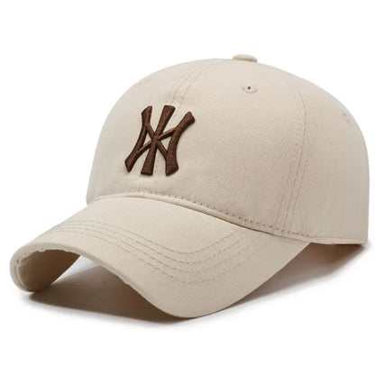 Four-Season Unisex Baseball Cap Lettering Soft Top Sunscreen Hat for Men And Women Face Slimming Hat Fashionable Bucket Hat