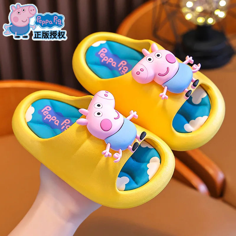 Peppa Pig Summer Girls' Sandals 2025 New style Non slip Indoor Bathing Slippers for Children at Home