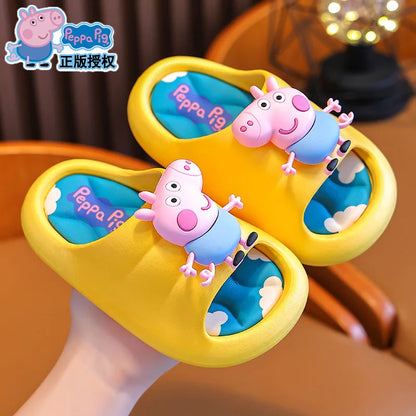Peppa Pig Summer Girls' Sandals 2025 New style Non slip Indoor Bathing Slippers for Children at Home