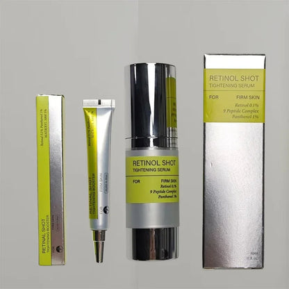 Korean Retinol Shot Eyes Tightening Moisturizing Booster Cream,Vitamin A Facial Skin Firming Lifting Care Serum,Reduce Fine Line