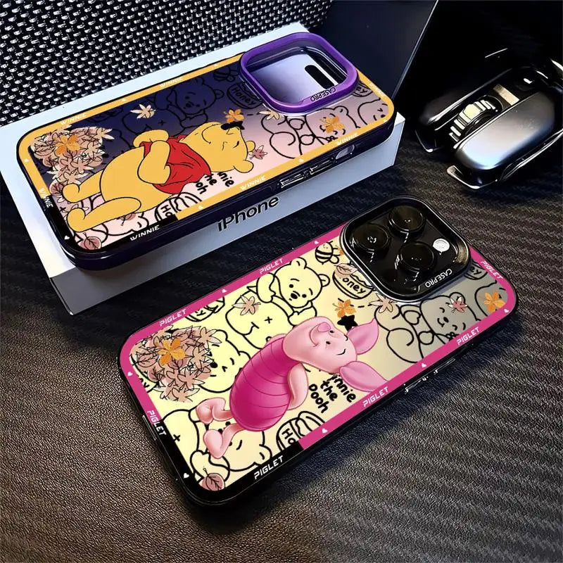 Disney Winnie The Pooh Phone Case for Apple iPhone 16 15 Pro Max 13 14 Plus 12 11 Pro plus  Matte