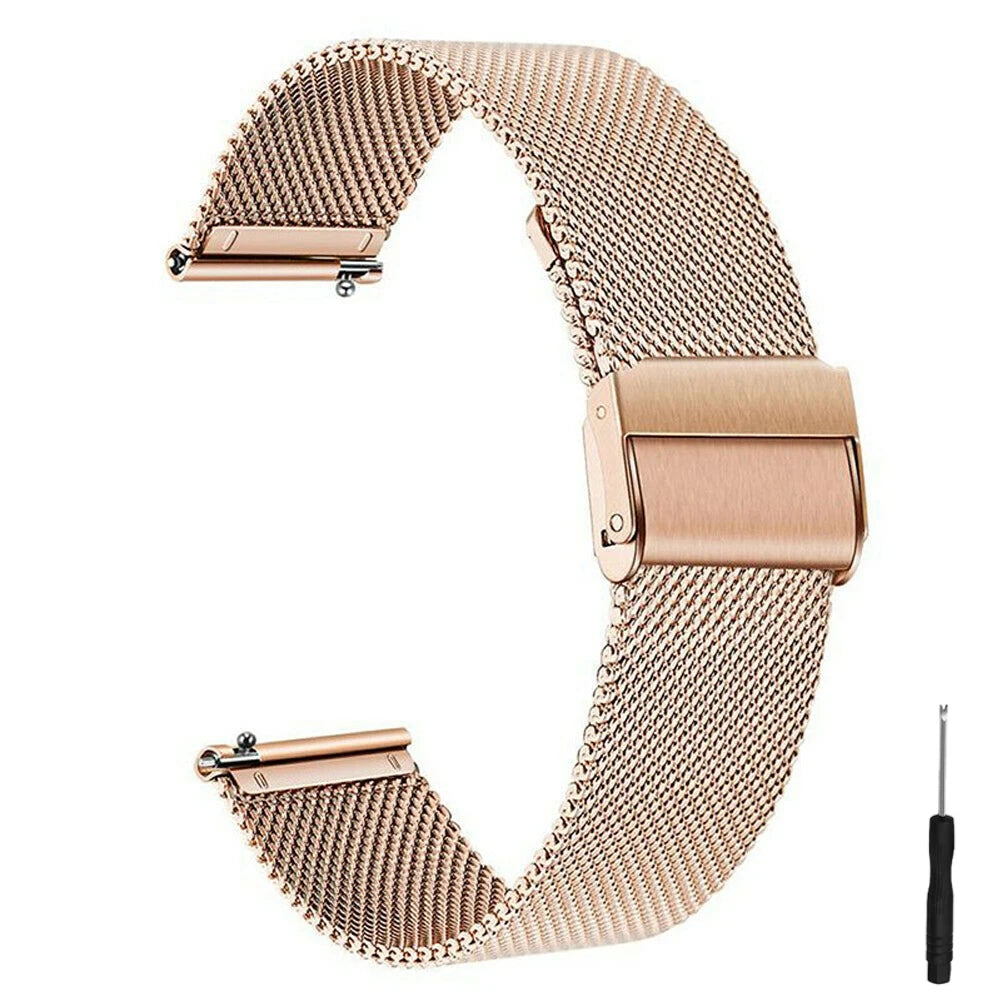 18/20/22/24mm Metal Strap for Samsung Galaxy Watch 765 40/44mm Mesh Bracelet for Huawei Watch GT6 5 GT5Pro 4/3Pro 46mm Wristband