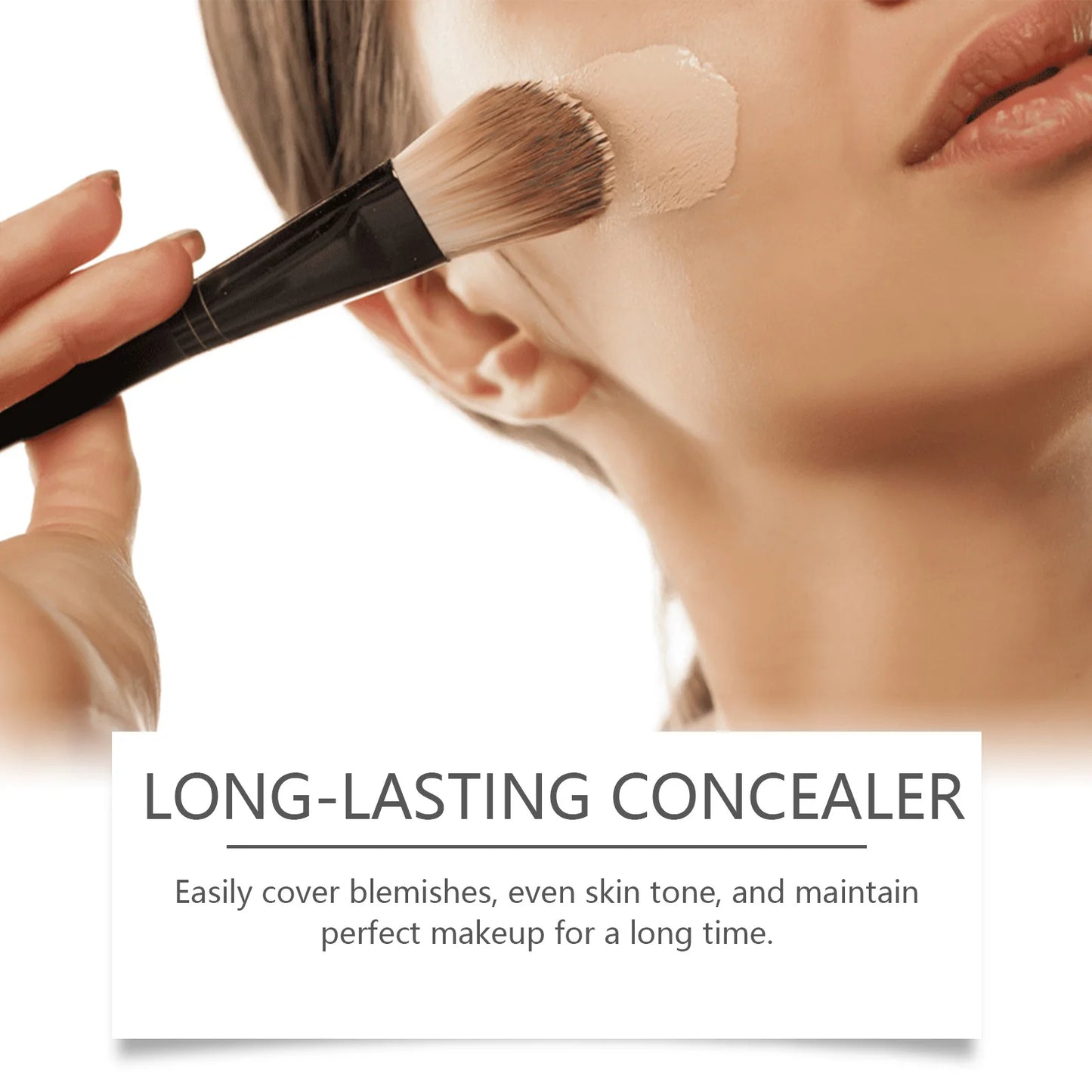 West Month Color Changing Face Foundation Matte Finish Moisturizing High Coverage Makeup Base Long-Lasting Waterproof Foundation