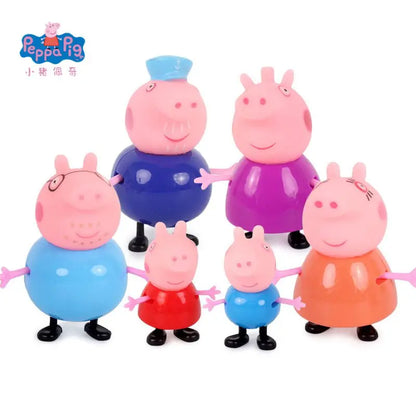 Hot Sale Peppa Pig Plush Toys George Pig Daddy Pig Mom George Dinosaur Family Pig Soft Plush Toys Kid's Gifts Can Be Sent Away
