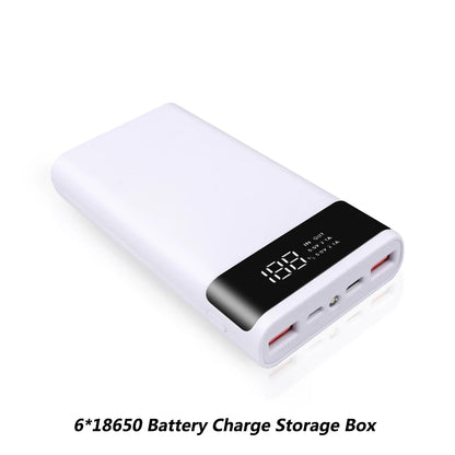 DIY 18650 Power Bank Case External 5V USB Type C Battery Charge Storage Box Shell Without Battery For iPhone Xiaomi Huawei
