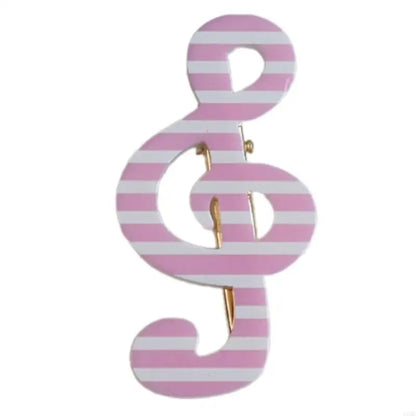 Stylish Striped Star Musical Note Resin Hair Clip Elegant Barrettes Daily Hairpin For Women Girls Fashion Accessories