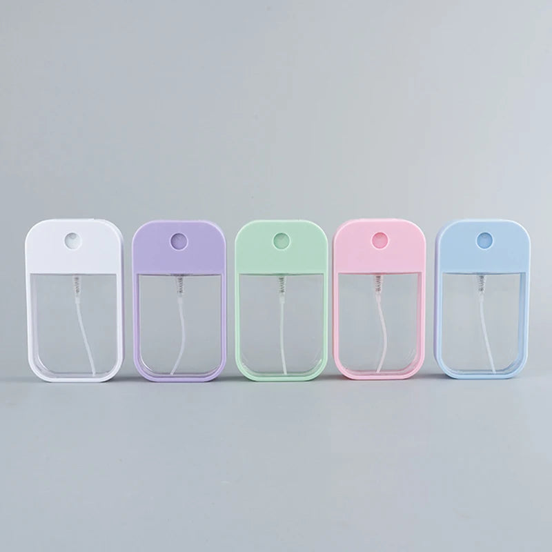 45ml Portable Mini Refillable Fragrance Hand Sanitizer Alcohol Bottle With Spray Fragrance Pump Empty Cosmetic Container Travel
