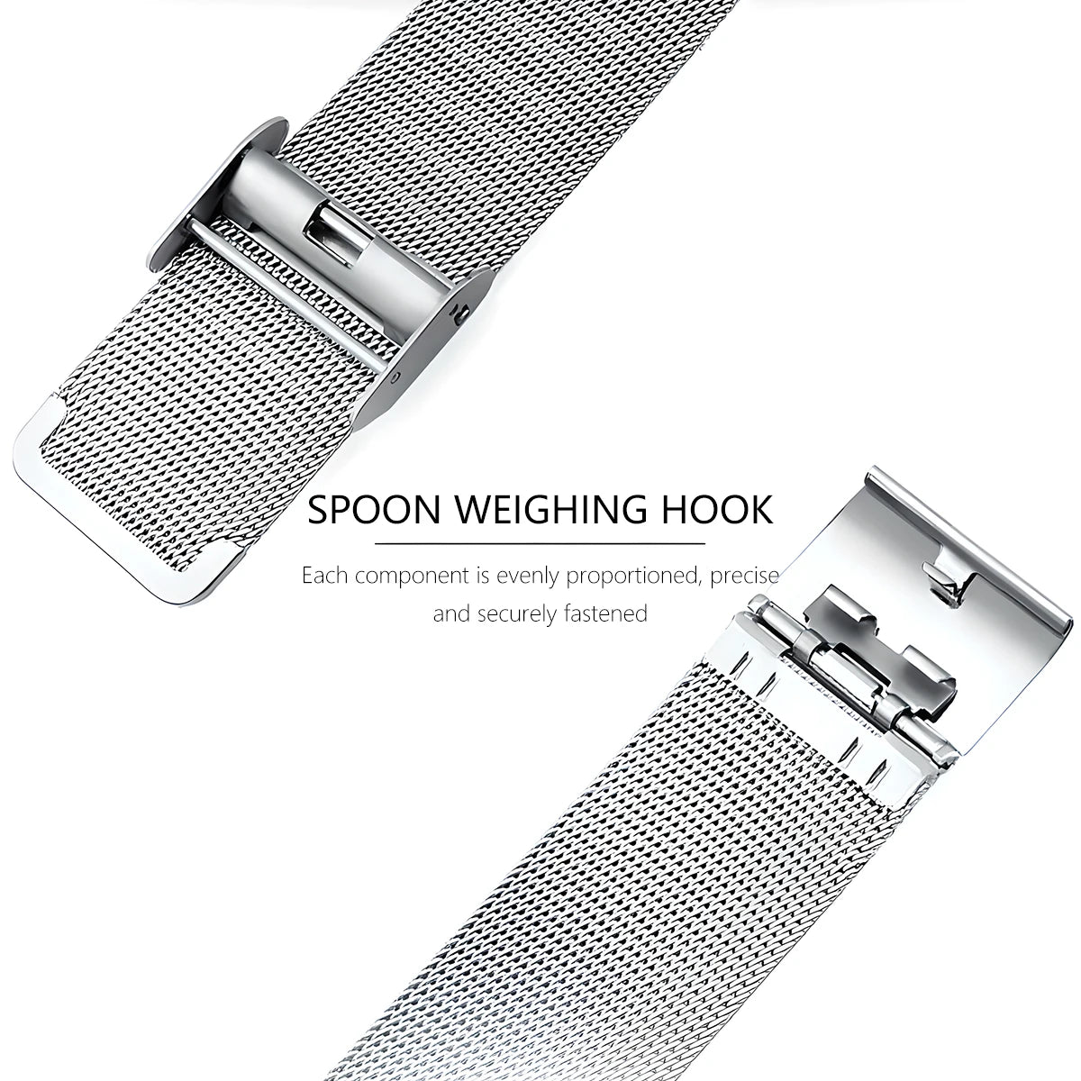 18/20/22/24mm Metal Strap for Samsung Galaxy Watch 765 40/44mm Mesh Bracelet for Huawei Watch GT6 5 GT5Pro 4/3Pro 46mm Wristband