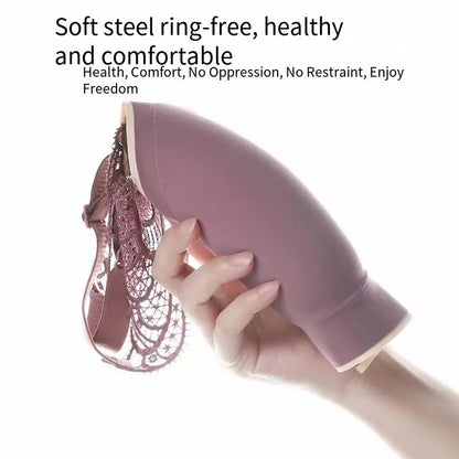 Sexy Butterfly Beautiful Back No Steel Ring Underwear Ladies Seamless Sports Shockproof Gathering Comfortable Large Size Bra
