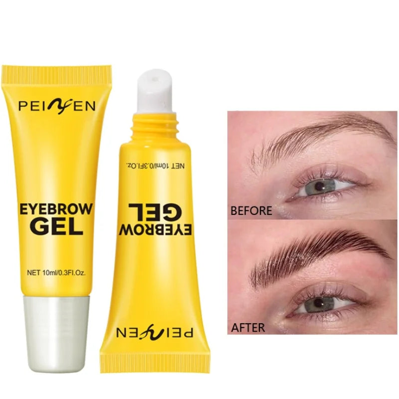 Eyebrow Gel Waterproof Transparent Quick Dry Eyebrow Long-lasting Eyebrow Shaping Gel Eyebrow Shaping Cream With Brush