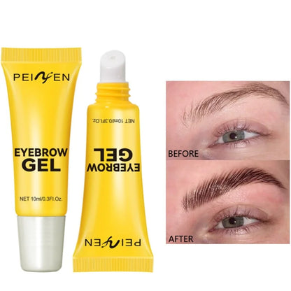 Eyebrow Gel Waterproof Transparent Quick Dry Eyebrow Long-lasting Eyebrow Shaping Gel Eyebrow Shaping Cream With Brush