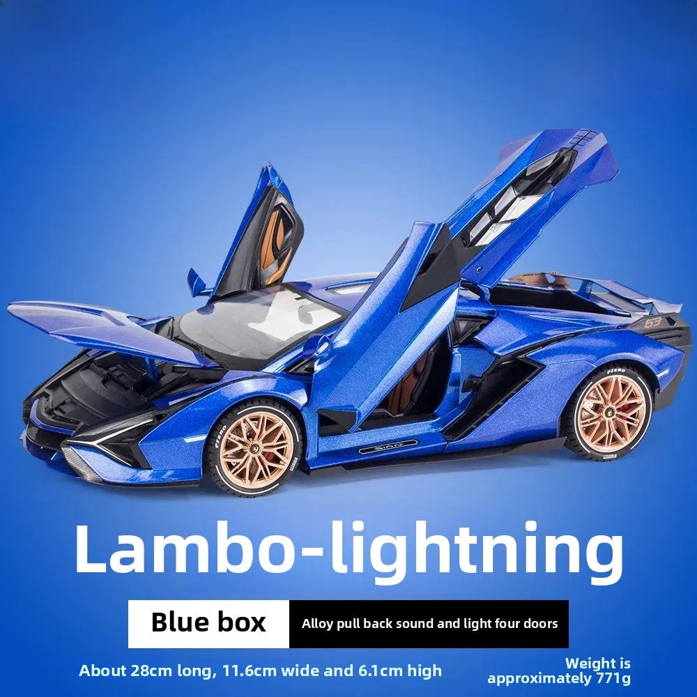 1:18 Scale Luxury Alloy Car Model Fashionable Collectible Vehicle Decoration Blind Box Non-Remote Control Toy from Mainland Chin