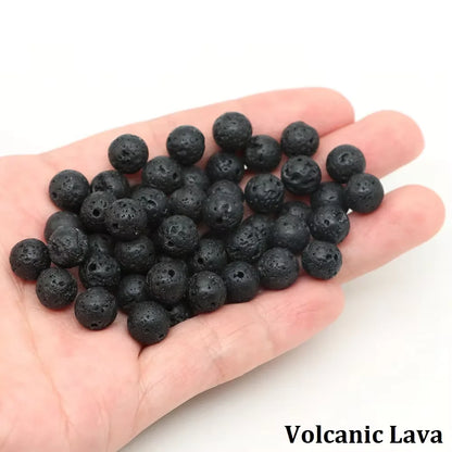 4 6 8 10mm Natural Black Tourmaline Beads Round Smooth Loose Stone Bead For Jewelry Making Diy Bracelet Necklace Accessories