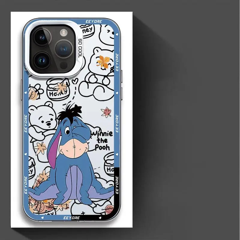 Disney Winnie The Pooh Phone Case for Apple iPhone 16 15 Pro Max 13 14 Plus 12 11 Pro plus  Matte