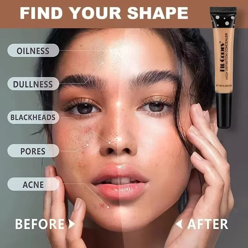 Matte Face Foundation Cream Efficient Concealer Waterproof Primer Oil Control Bb Cream Brightens High Quality Professionalmakeup