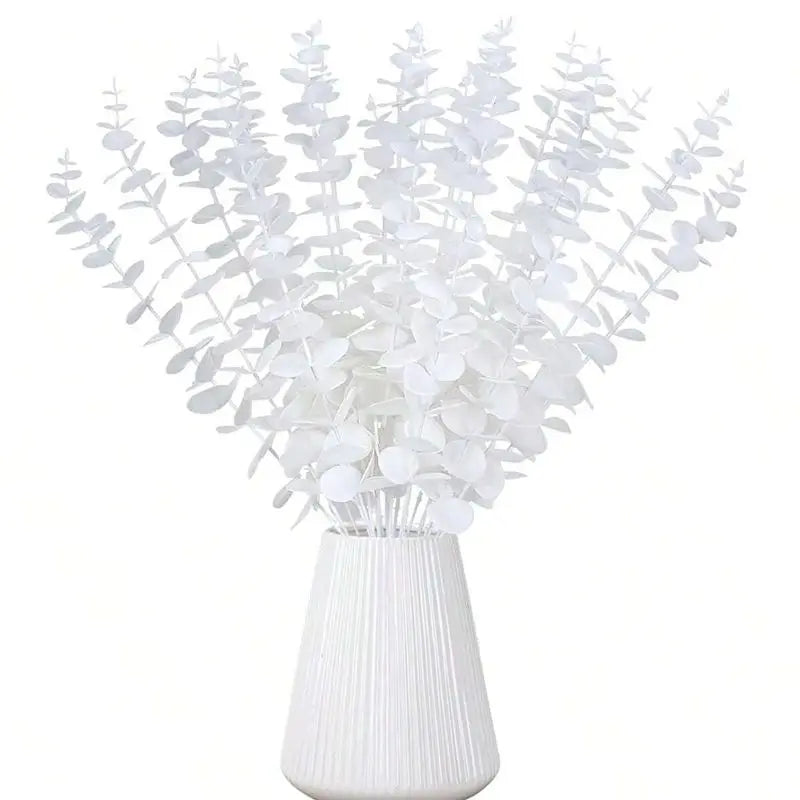 Artificial Eucalyptus Leaves branch Hotsale Holiday Party christmas Diy gift Home Vase Wedding bridal bouquet  Accessories decor