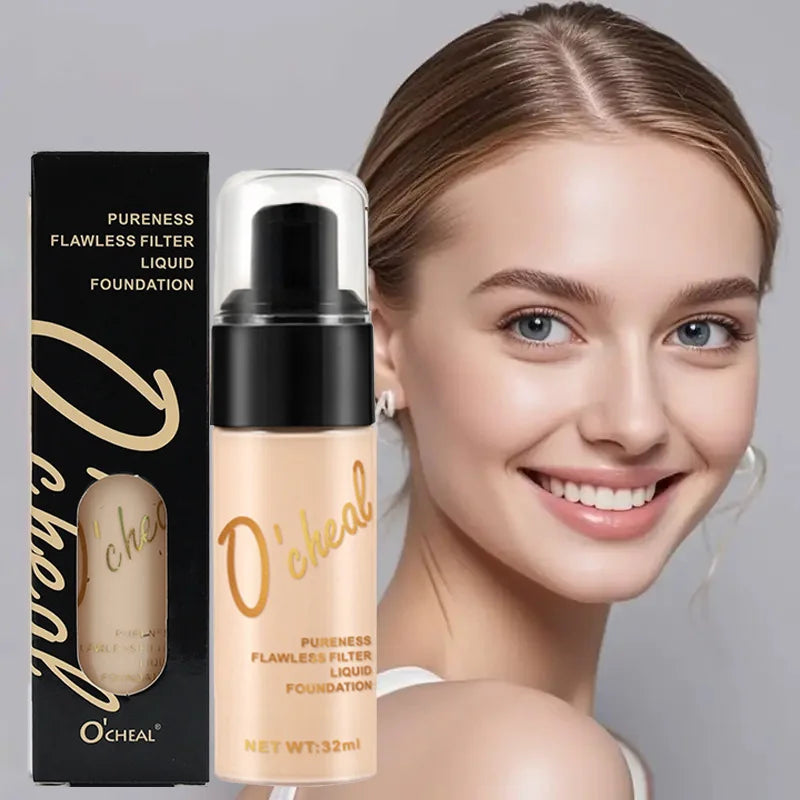 Waterproof foundation make-up concealer, long-lasting moisturizing, can build coverage and create a natural look