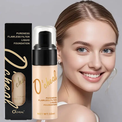 Waterproof foundation make-up concealer, long-lasting moisturizing, can build coverage and create a natural look