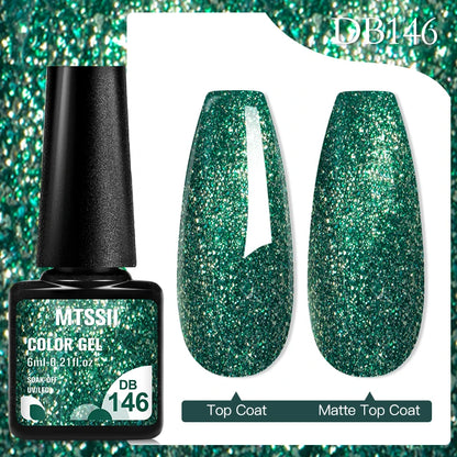 Mtssii 6ML Chocolate Color Gel Nail Polish Brown Semi Permanent UV Gel Autumn Winter Popular Soak Off Nail Art Gel Varnishes