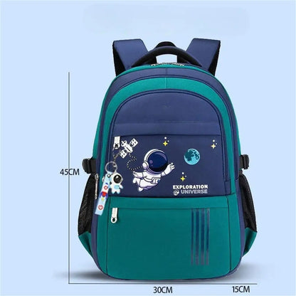 Astronaut Backpack for Boys and Girls Teens Large Capacity School Bag for Students Lightweight Breathable School Bag