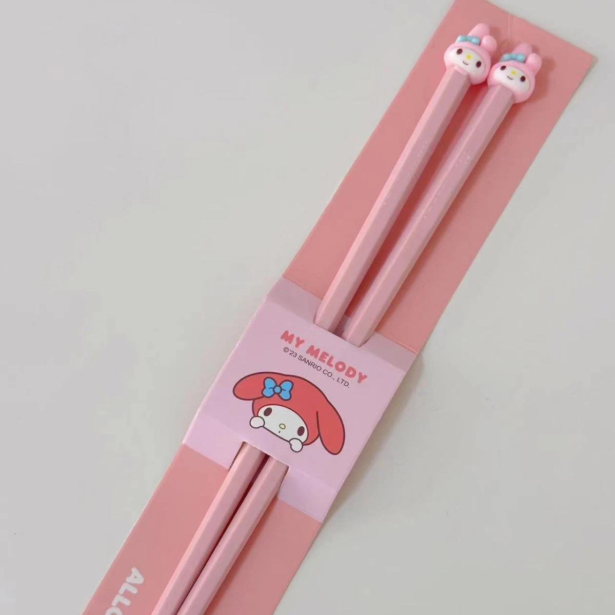 Hello Kitty Melody Cinnamoroll Alloy Chopsticks Non-Slip Couple Cartoon Design Household Set Chopsticks Children Gifts