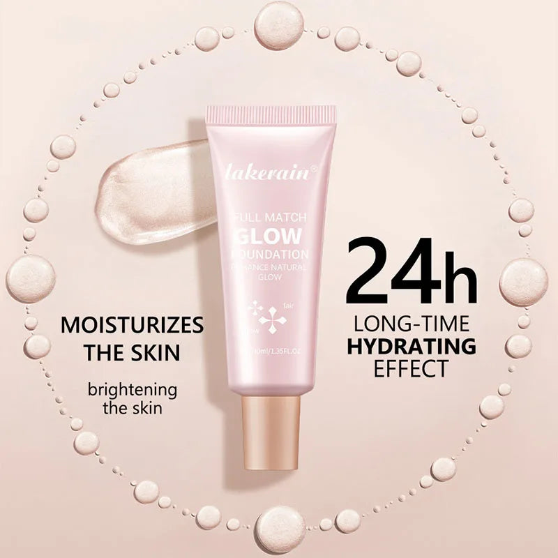 Gloss Liquid Foundation Lasting Concealer Full Coverage BB Cream Face Highlighter Corrector High Coverage Base Makeup Cosmetics