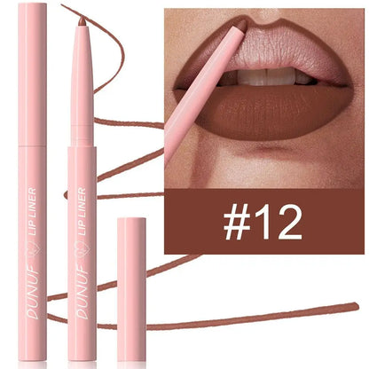 Face Secret Artist Shape Sculpt Lip Liner Pencil Set, Weightless Precise Liner with Super Soft Blendable Texture Matte 12Color
