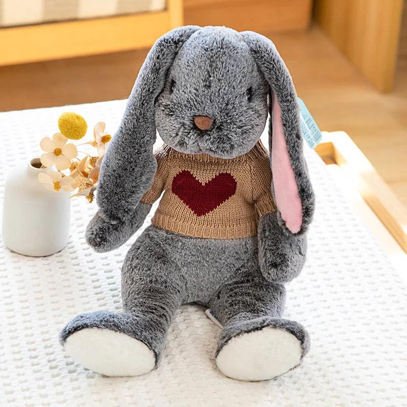 15 Styles Kawaii Soft Rabbit Cute Dolls Plush Toys Kids Stuffed Animals Baby Long Ear Bunny Sleeping Plushie Toy Birthday Gift