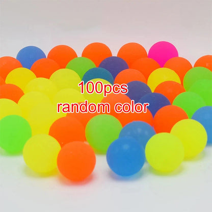 10~100pcs 25mm Bouncing Balls Rubber Elastic Ball Mixed Style Indoor and Outdoor Children Toy Balls Float Ball Birthday Gift TMZ