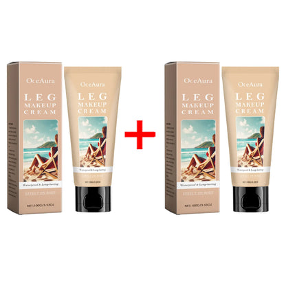 Leg Makeup Body Lotion Long-Lasting Waterproof Anti-Transfer Concealer Even Skin Tone Wheat Tan Brown Liquid Bronze Foundation