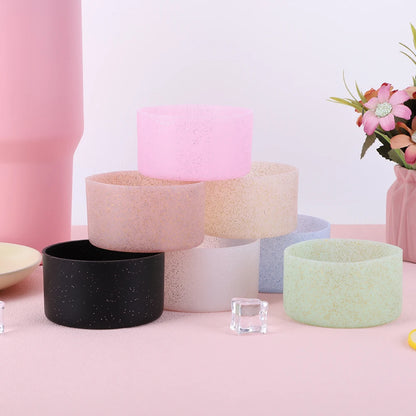 Silicone Water Bottle Boot Anti-Slip Protective Sleeve Heat Insulation Protective Bottom Base for Stanley 20-40oz Water Bottle