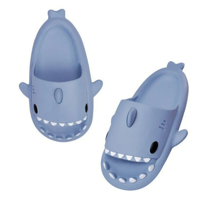 New Shark Slippers for Women Men Shoes Shark Flip Flops Beach Slides Female Home Slipper Bathroom Non-Slip Thick Sandals Couples