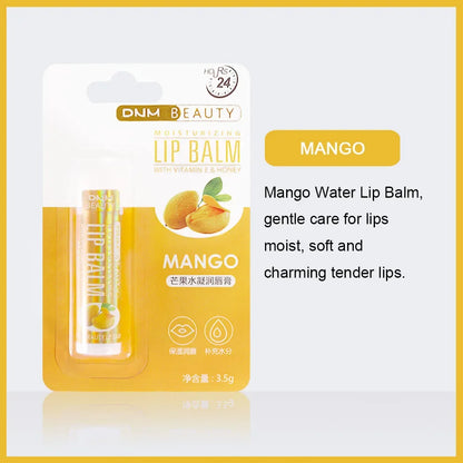 Fresh Fruit Lip Balm Lip Oil Moisturizing Clear Transparent Lipstick Long Lasting Hydrating Lipgloss Cosmetic Lip Gloss Base Gel