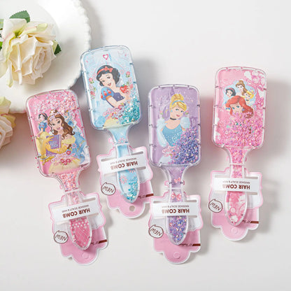 Disney Frozen Elsa Minnie Mickey Mouse Air Cushion Massage Combs Children Comb Hair Brush Hairdressing Tool Girls Christmas Gift