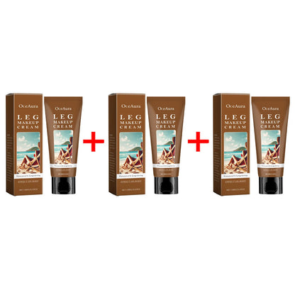 Leg Makeup Body Lotion Long-Lasting Waterproof Anti-Transfer Concealer Even Skin Tone Wheat Tan Brown Liquid Bronze Foundation