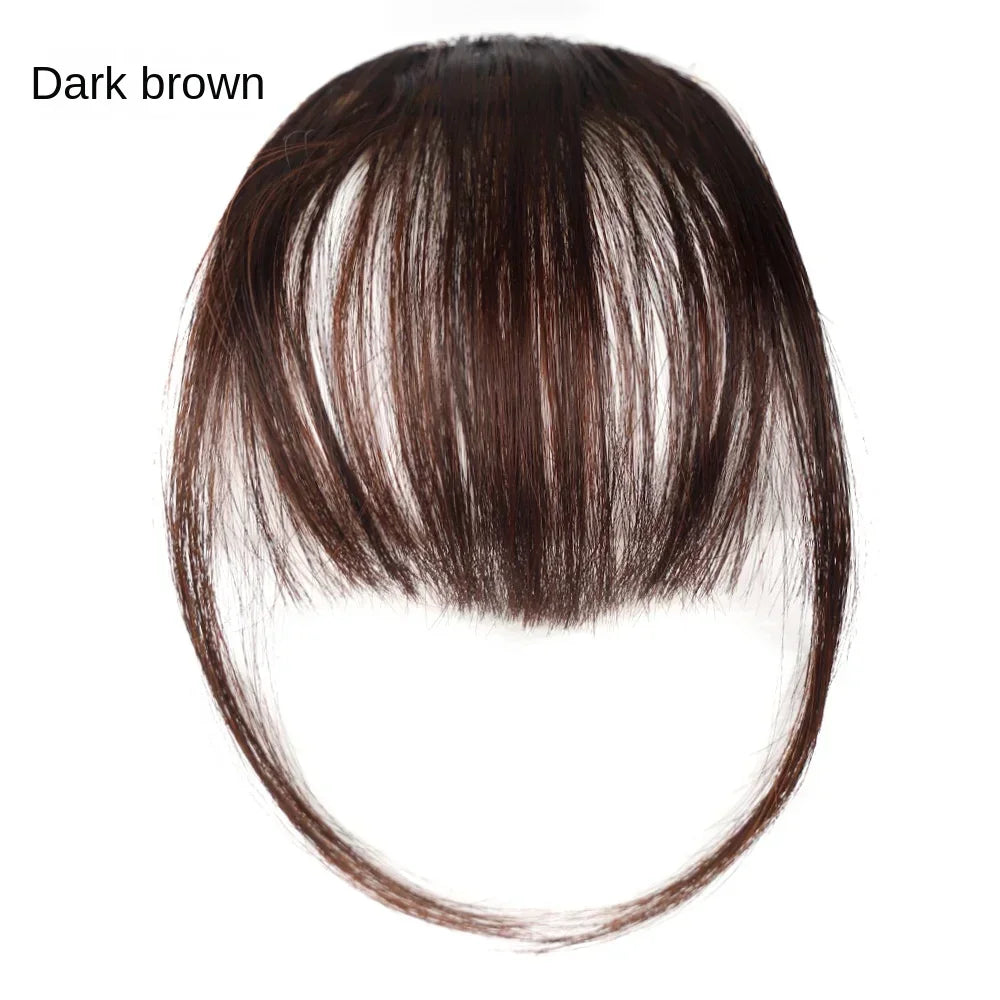 Fake Air Bangs Hair Styling Tools Hair Clip-In Extension Synthetic Hair Fake Fringe Natural False Hairpiece Women Clip In Bangs