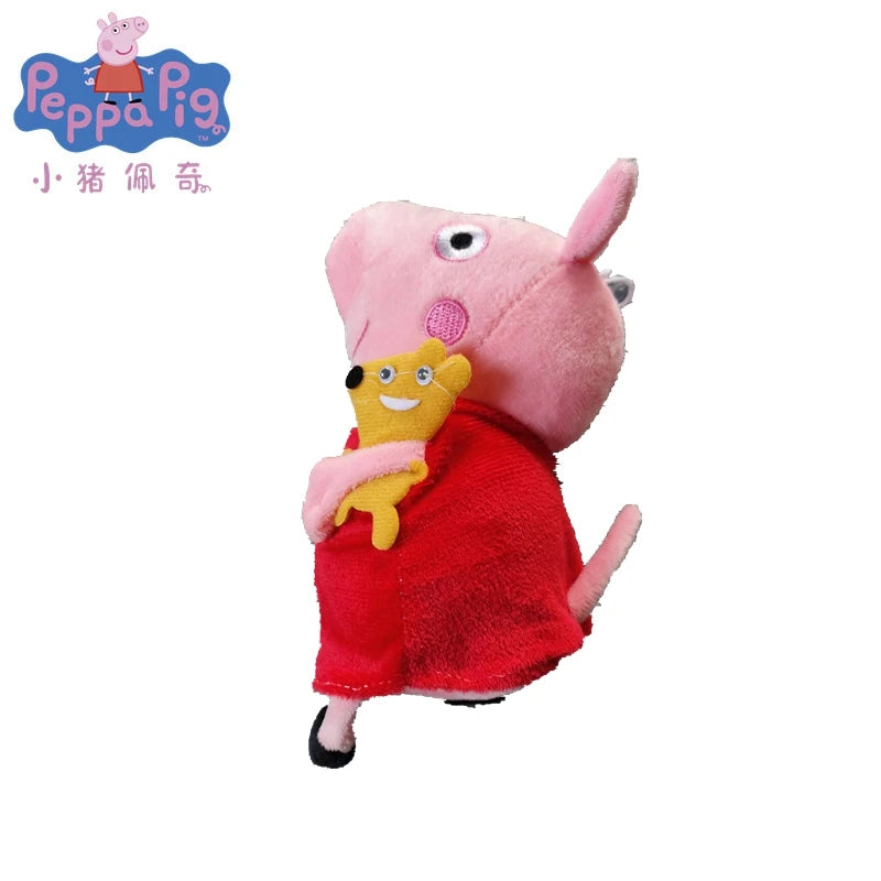 Hot Sale Peppa Pig Plush Toys George Pig Daddy Pig Mom George Dinosaur Family Pig Soft Plush Toys Kid's Gifts Can Be Sent Away