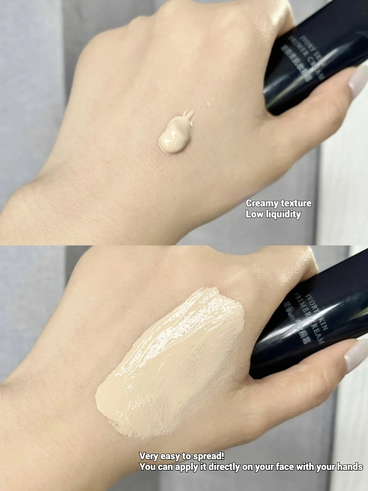 MAOGEPING Ivory Skin Primer Cream Skin Coat 5ml Lightly Spreadable Multi-Effect Makeup Base Easy To Wear Cream Face Cosmetics