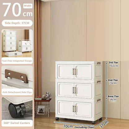 Storage Cabinet Installation Free Storage Cabinet Baby and Kidsren's Clothing Storage Box Snack Plastic Foldableing Storage Cabinet Folding Storage Cabinet Organizer