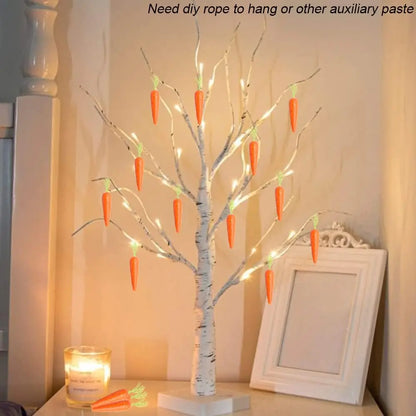 Easter Decoration Artificial Fake Carrots Artificial Carrots Lifelike Mini Carrots For Table Centerpieces Garden Display Home